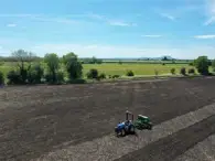 Drilling a field using autonomous equipment.